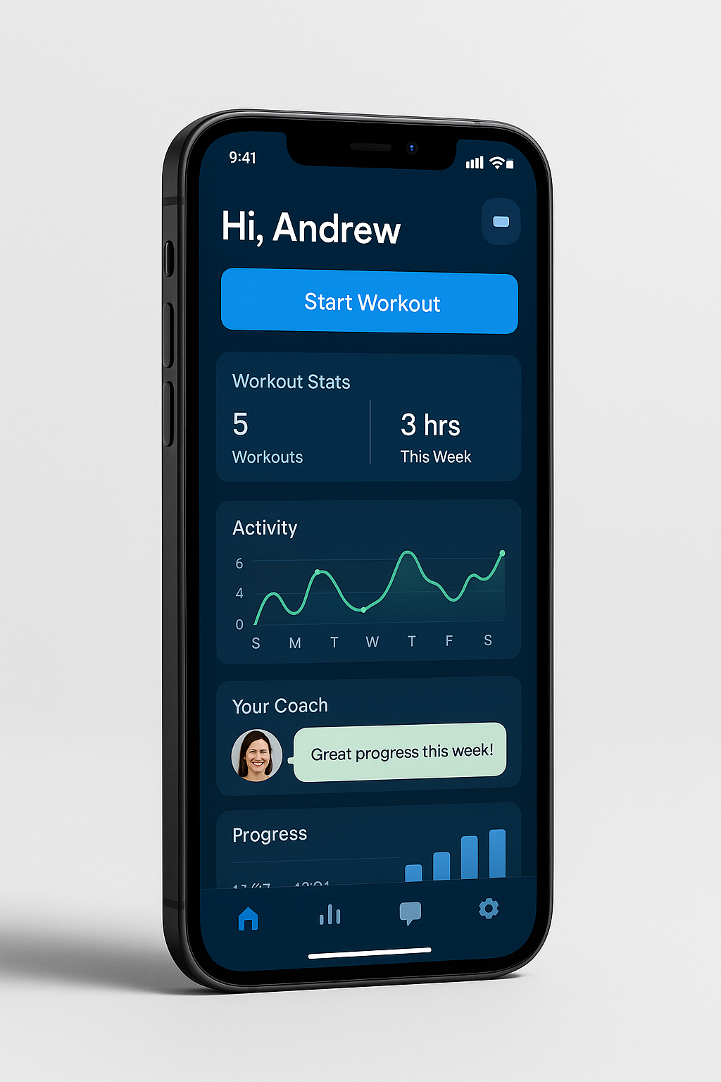 HitPeak mobile app interface